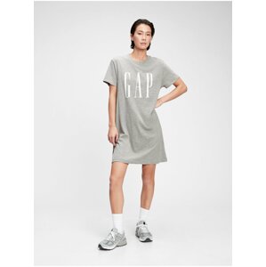 Šaty t-shirt dress Šedá