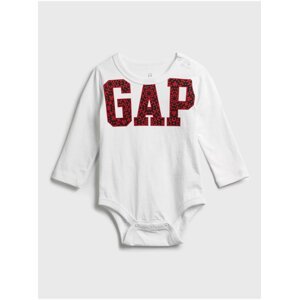 Baby body GAP Logo jac cny ls bs Biela