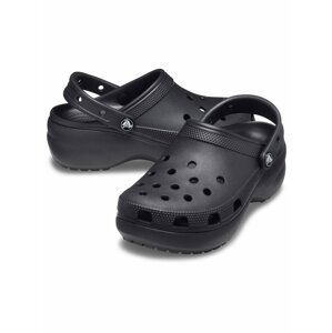 Crocs čierne topánky Classic Platform Clog W Black