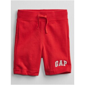 Detské kraťasy GAP Logo v short pull-on shorts Červená