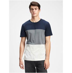 Tričko everyday colorblock t-shirt Modrá