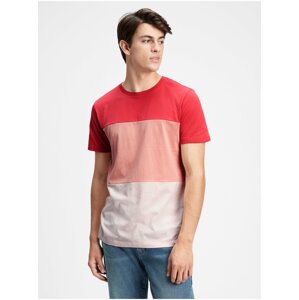 Tričko everyday colorblock t-shirt Červená