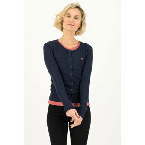 Blutsgeschwister modré sveter Save The Brave Cardy