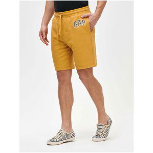 Kraťasy GAP Logo mini arch shorts Žltá