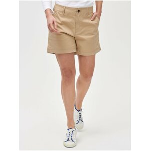 Kraťasy 5" mid rise khaki shorts Béžová