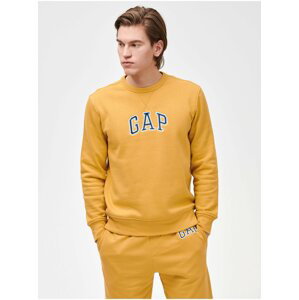 Mikina GAP Logo crewneck sweatshirt Žltá