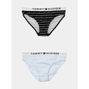 farebný 2 PACK dievčenských nohavičiek Tommy Hilfiger Bikini Logo