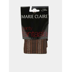 Pančuchy a pančucháče pre ženy Marie Claire - hnedá