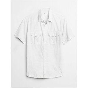 Košeľa short sleeve utility shirt Biela