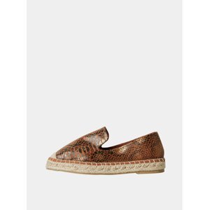 Hnedé vzorované espadrilky VERO MODA Lilla