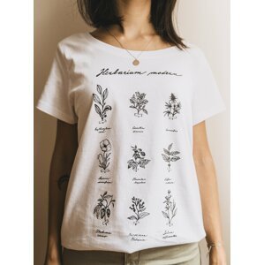 Biele dámske tričko ZOOT Original Herbarium Modern