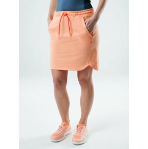 Oranžová dámska sukňa s vreckami LOAP