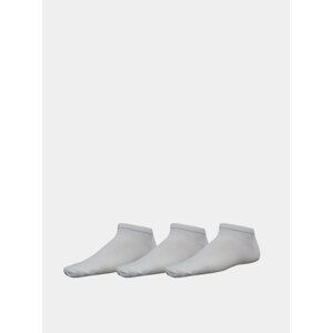 Sada troch párov bielych členkových ponožiek SAM 73