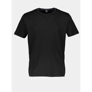 Čierne pánske basic tričko LERROS