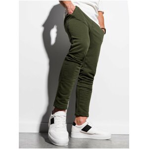 Pánske tepláky P1004 - khaki