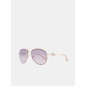 Dámske slnečné okuliare v ružovozlatej farbe Guess