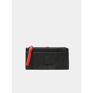 Červeno-čierna dámska vzorovaná peňaženka Desigual Deja Vu Pia