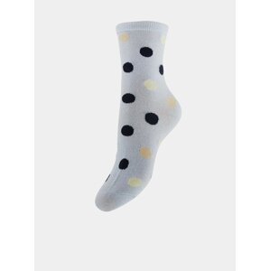 Svetlomodré bodkované ponožky Pieces Lena