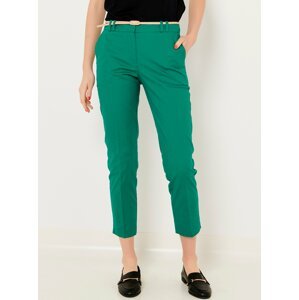Nohavice pre ženy CAMAIEU - zelená