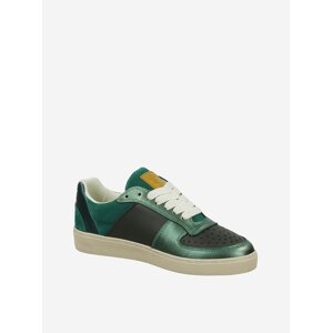 Zelené dámske lesklé tenisky Scotch & Soda Laurite Sneaker Green Multi