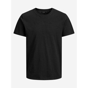 Čierne basic tričko Jack & Jones Rome Tee