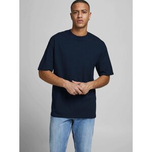 Tmavomodré basic tričko Jack & Jones Brink Tee