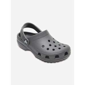 Šedé detské šľapky Crocs