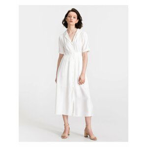 Košeľové šaty pre ženy Salsa Jeans - biela