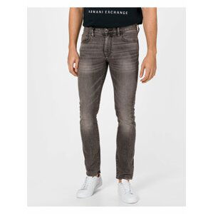 Slim fit pre mužov Armani Exchange - sivá