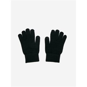Sada dvoch párov rukavíc v čiernej a tmavozelené farbe ONLY Magic Knit Glove 2-Pack