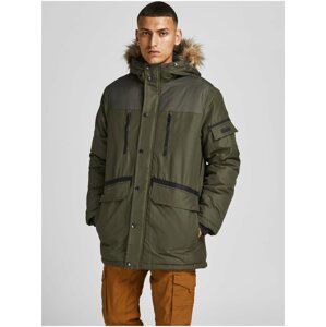 Kaki parka Jack & Jones Globe