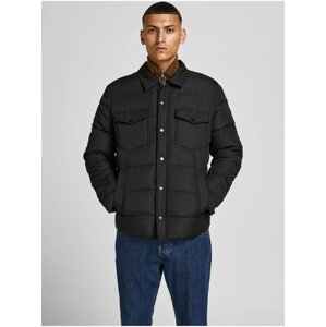 Čierna prešívaná bunda Jack & Jones Alpine