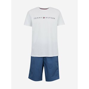 Modro-biele pánske pyžamo Tommy Hilfiger