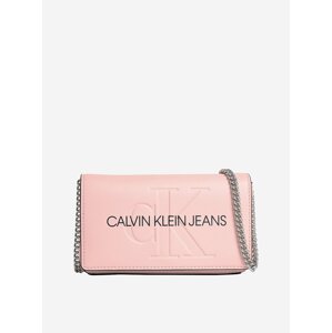 Ružová dámska crossbody kabelka Calvin Klein