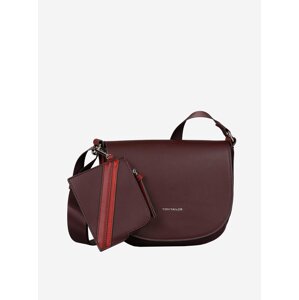 Vínová dámska crossbody kabelka Tom Tailor