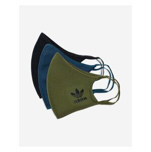 Rúška pre mužov adidas Originals - modrá, zelená