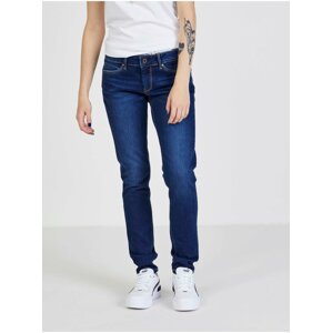 Tmavomodré dámske straight fit rifle Pepe Jeans Soho