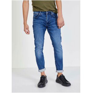 Tmavomodré pánske straight fit rifle Pepe Jeans Stanley