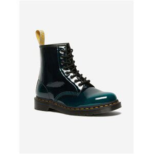 Tmavozelené unisex členkové topánky Dr. Martens 1490 Hdw