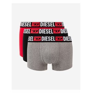 Boxerky pre mužov Diesel - čierna, červená, sivá