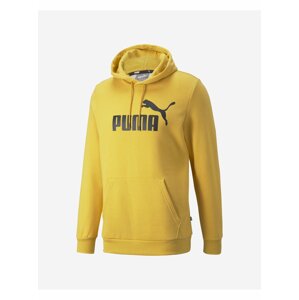 Mikiny s kapucou pre mužov Puma - žltá