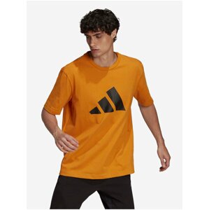 Oranžové pánske tričko adidas Performance M FI 3B Tee