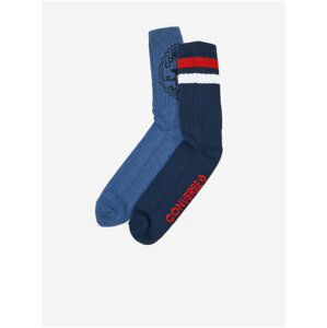 Ponožky Converse - modrá, tmavomodrá