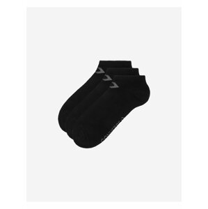 Sada troch párov dámskych ponožiek v čiernej farbe Converse