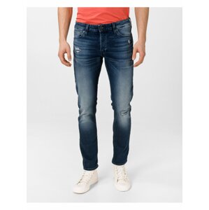 Slim fit pre mužov Jack & Jones - modrá