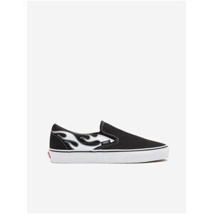 Bielo-čierne pánske slip on tenisky VANS Classic