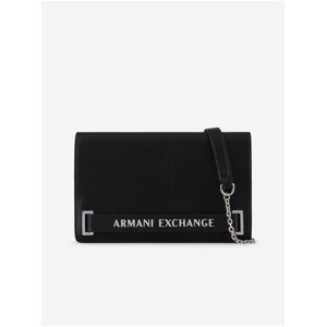 Čierna malá crossbody kabelka Armani Exchange