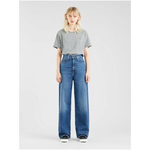 Modré dámske široké rifle Levi's® High Loose