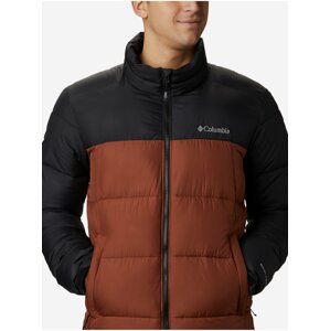 Čierno-hnedá pánska prešívaná bunda Columbia Pike Lake™ Jacket