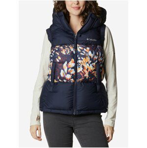 Tmavomodrá dámska prešívaná vesta s kvetovaným vzorom Columbia Pike Lake™